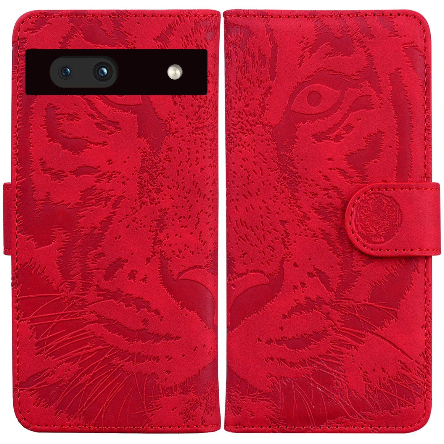 For Google Pixel 7a Tiger Pattern Imprinted Wallet PU Leather Stand Magnetic Clasp Protective Phone Case For Google Pixel 7a Tiger Pattern Imprinted Wallet PU Leather Stand Magnetic Clasp Protective Phone Case